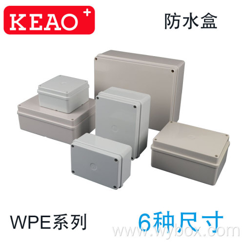 60 Sizes IP65 abs plastic waterproof enclosure box outdoor weatherproof electronic watertight electrical enclosure box